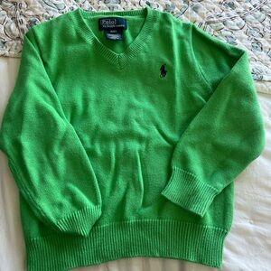 Polo by Ralph Lauren Boy Bright Green Knit